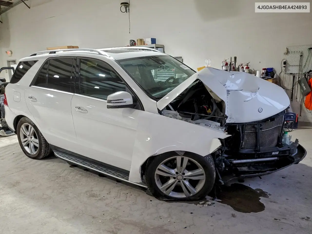 4JGDA5HB4EA424893 2014 Mercedes-Benz Ml 350 4Matic