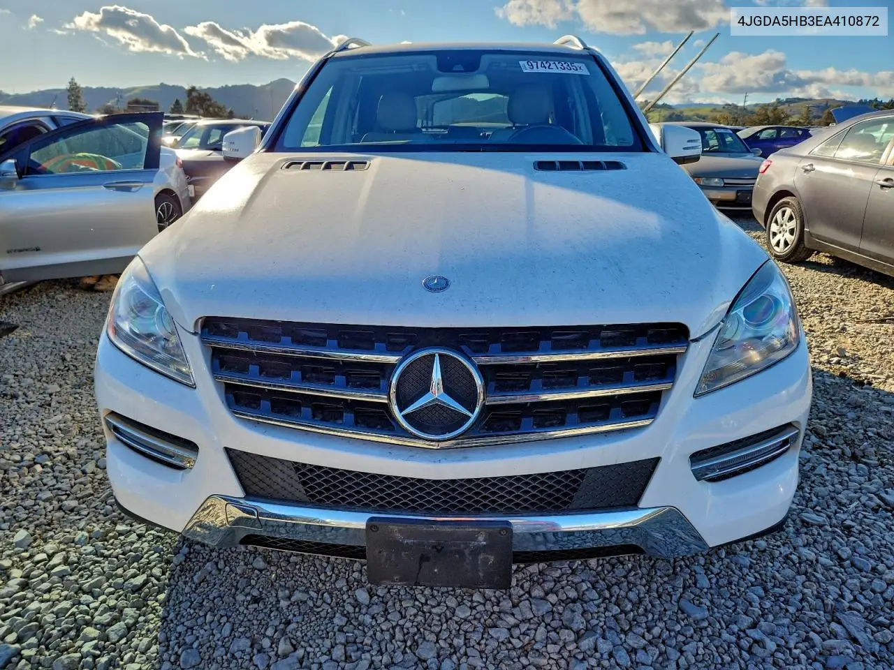 4JGDA5HB3EA410872 2014 Mercedes-Benz Ml 350 4Matic