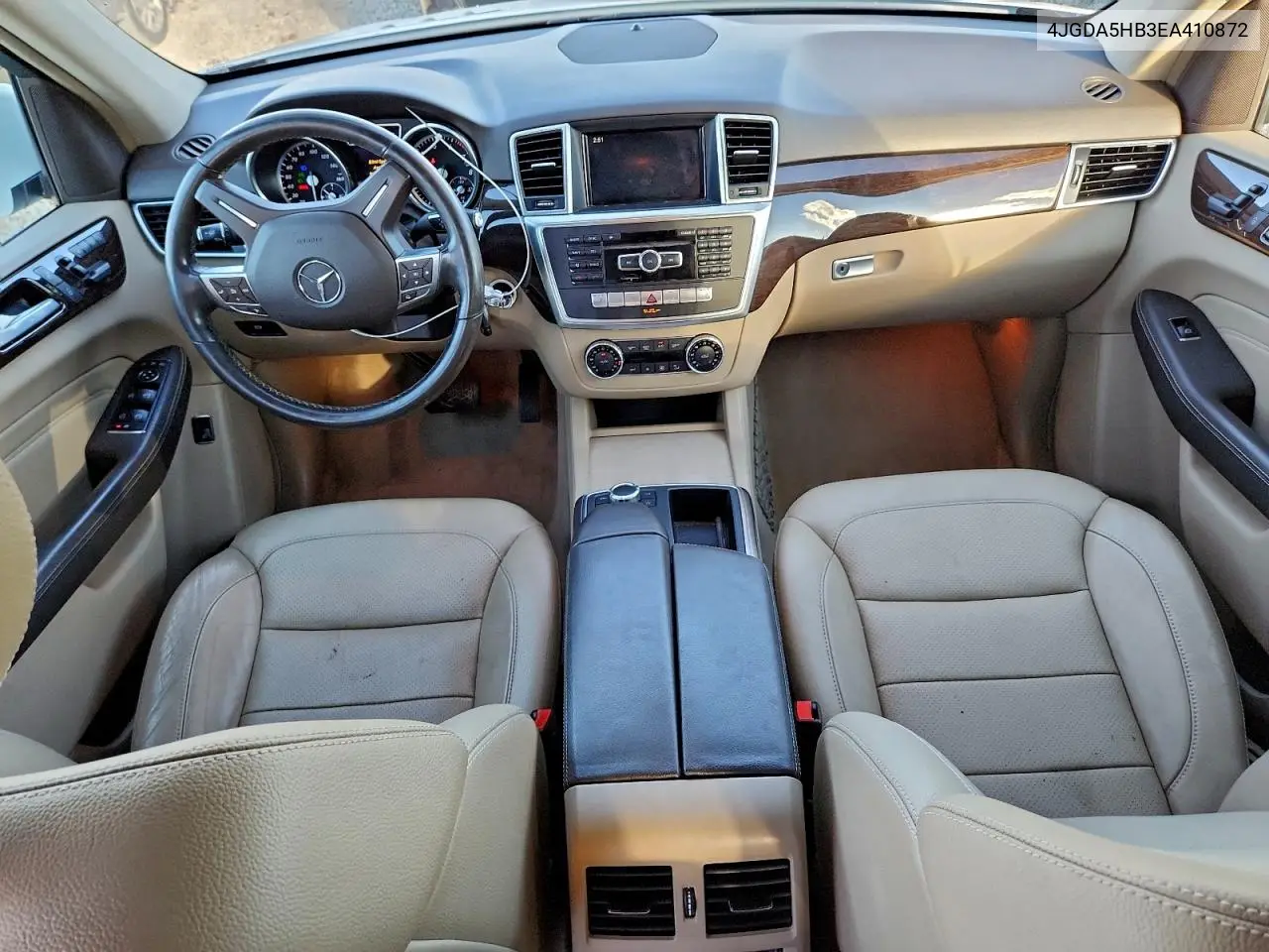 4JGDA5HB3EA410872 2014 Mercedes-Benz Ml 350 4Matic
