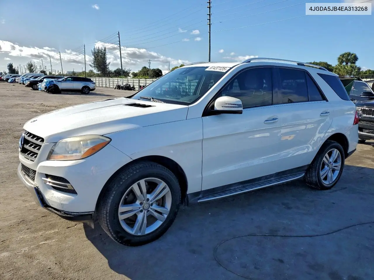4JGDA5JB4EA313268 2014 Mercedes-Benz Ml 350