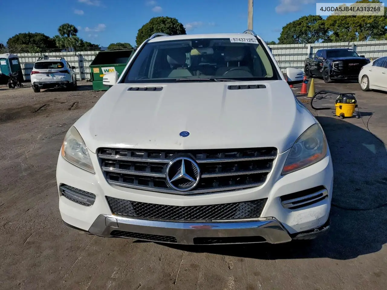4JGDA5JB4EA313268 2014 Mercedes-Benz Ml 350