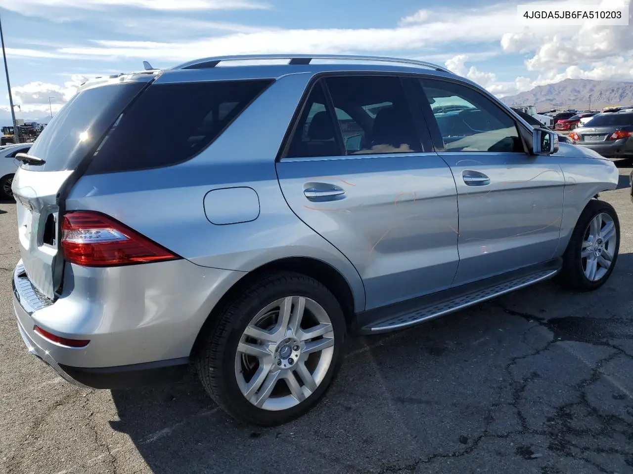 2015 Mercedes-Benz Ml 350 VIN: 4JGDA5JB6FA510203 Lot: 45706745