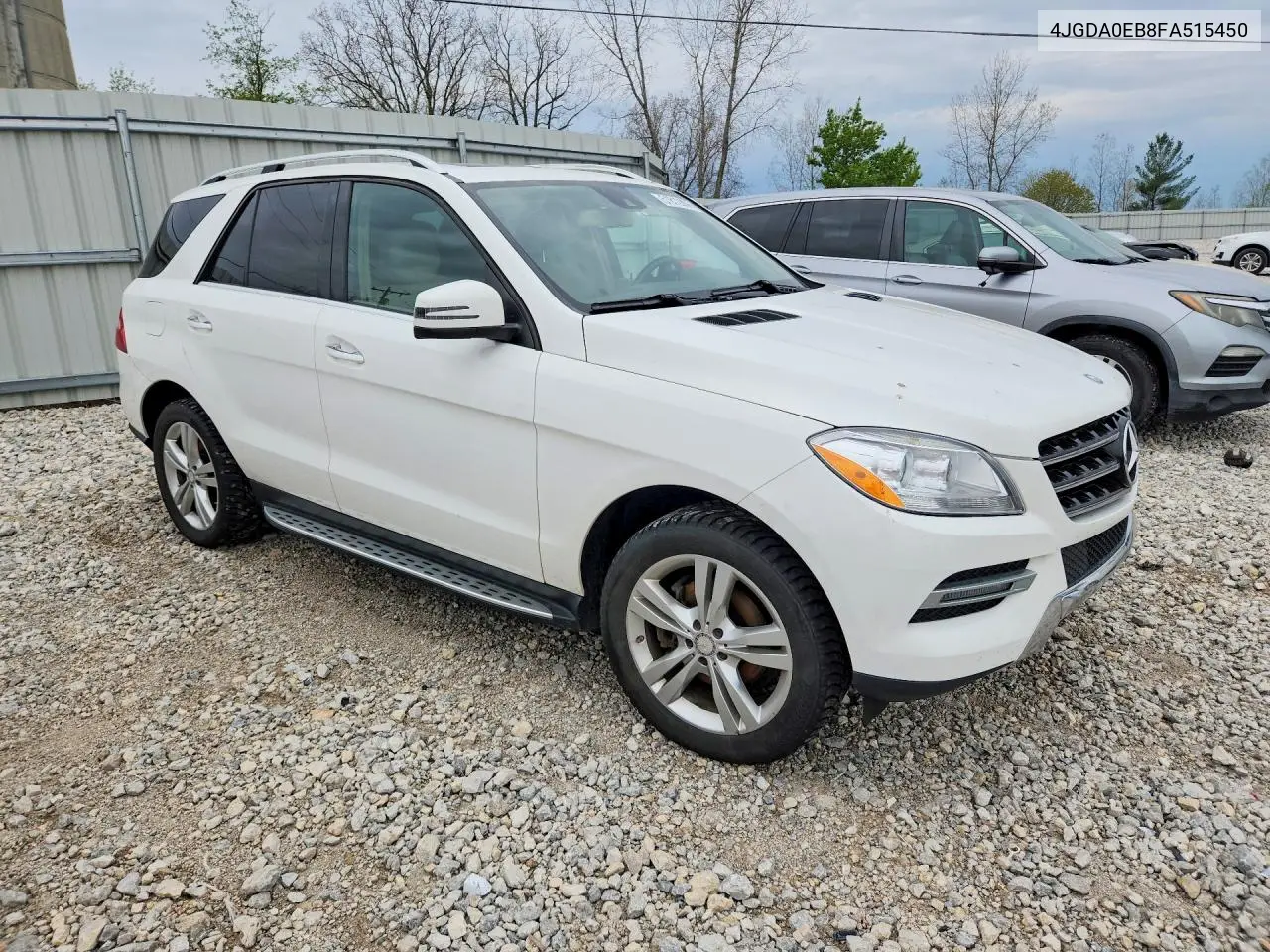 2015 Mercedes-Benz Ml 250 Bluetec VIN: 4JGDA0EB8FA515450 Lot: 51612866