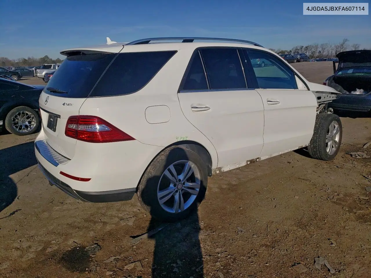 4JGDA5JBXFA607114 2015 Mercedes-Benz Ml 350
