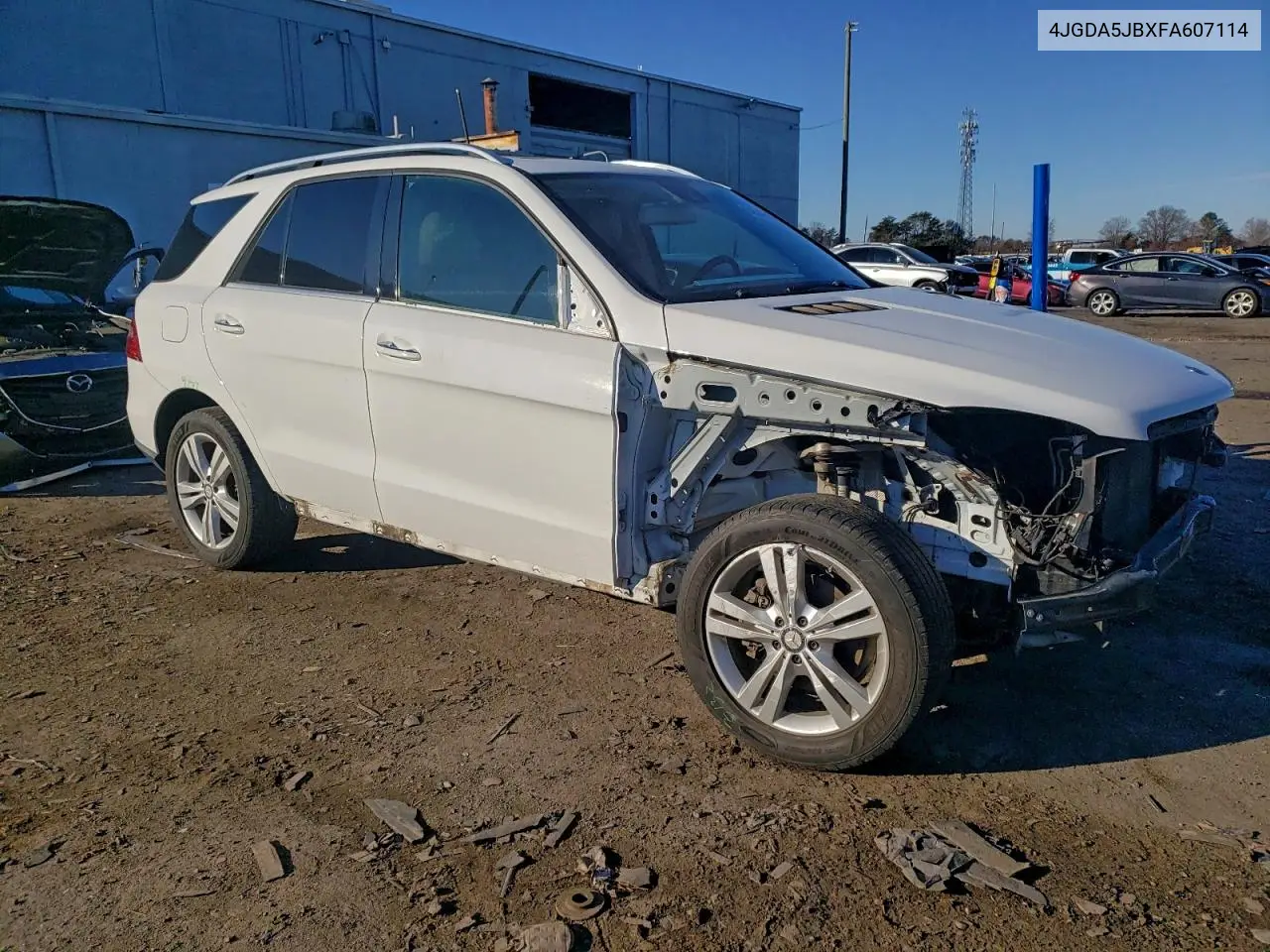 4JGDA5JBXFA607114 2015 Mercedes-Benz Ml 350