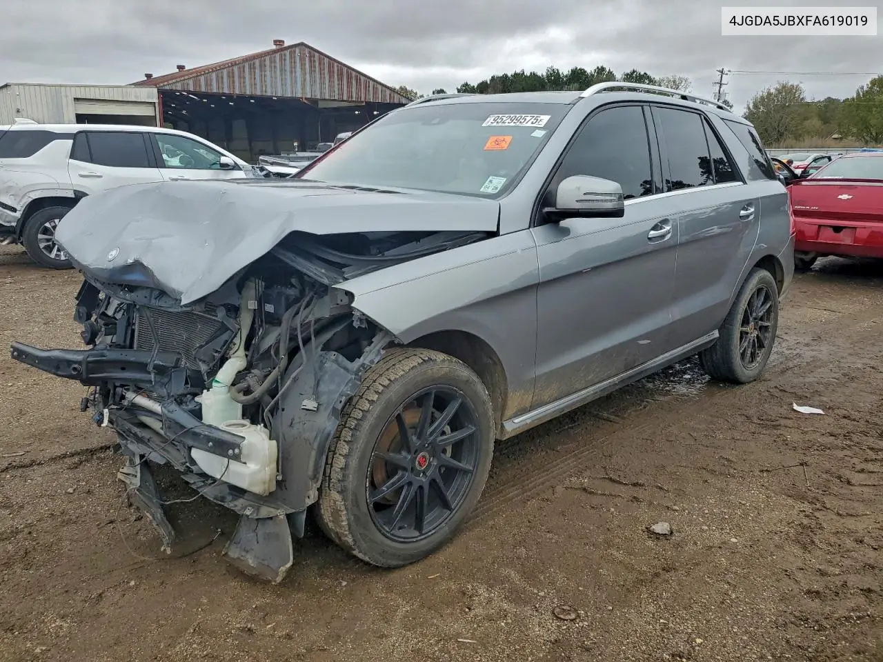 4JGDA5JBXFA619019 2015 Mercedes-Benz Ml 350