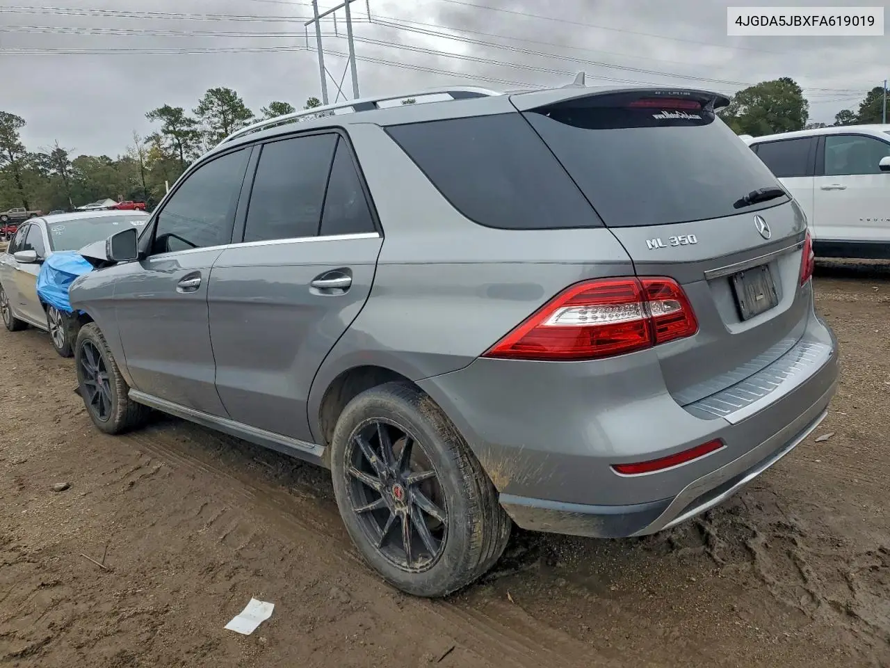 4JGDA5JBXFA619019 2015 Mercedes-Benz Ml 350