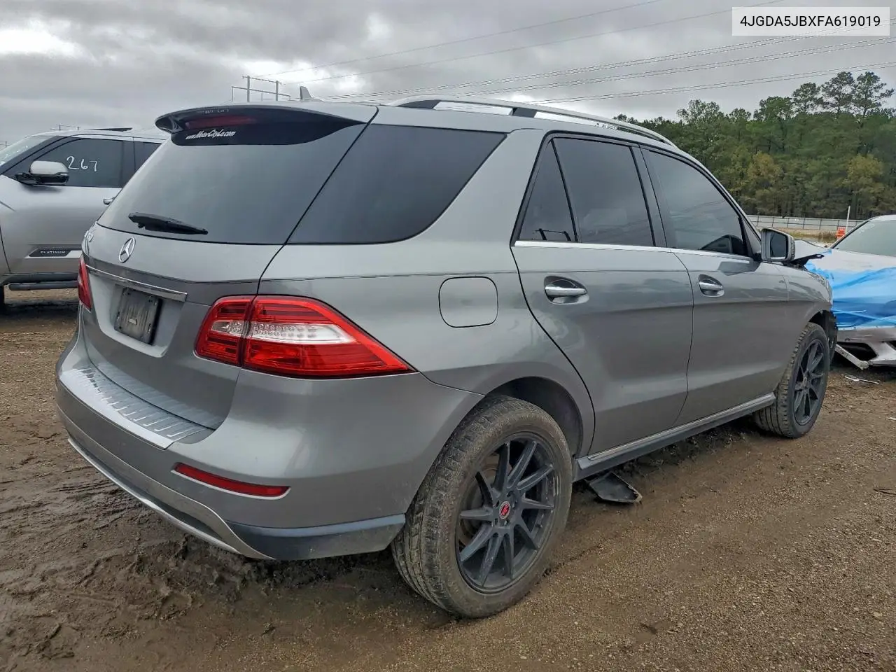 4JGDA5JBXFA619019 2015 Mercedes-Benz Ml 350