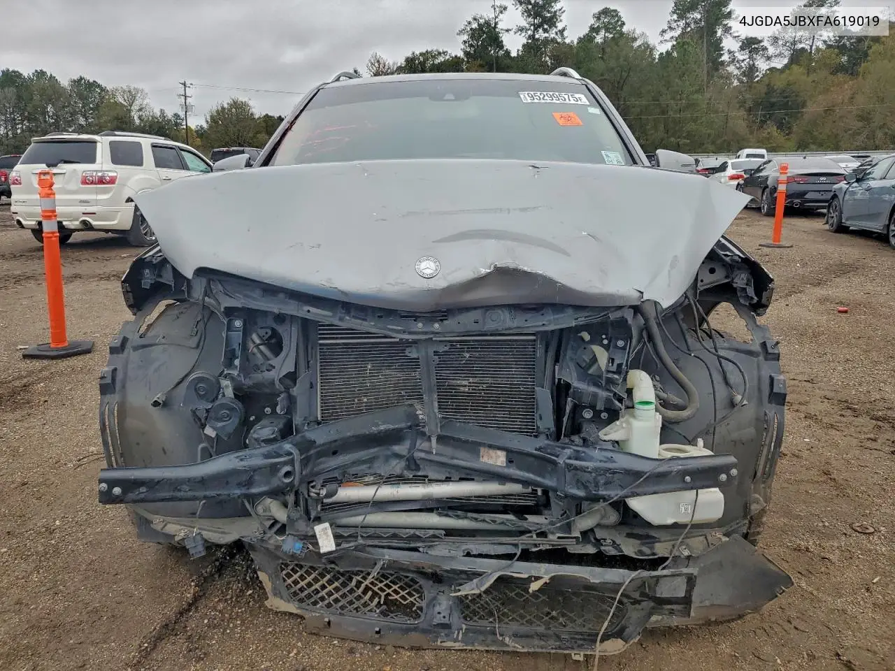 4JGDA5JBXFA619019 2015 Mercedes-Benz Ml 350