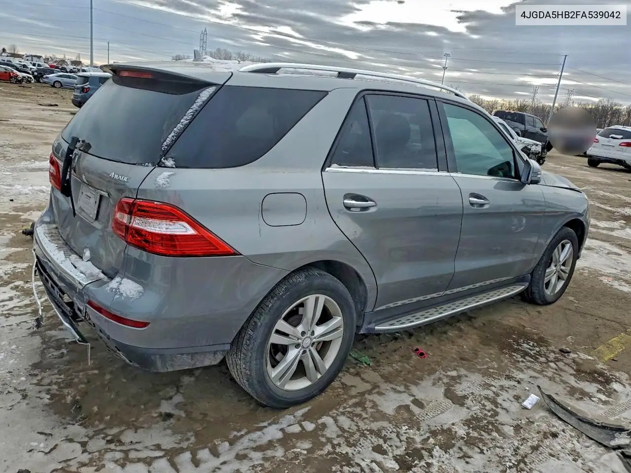 4JGDA5HB2FA539042 2015 Mercedes-Benz Ml 350 4Matic