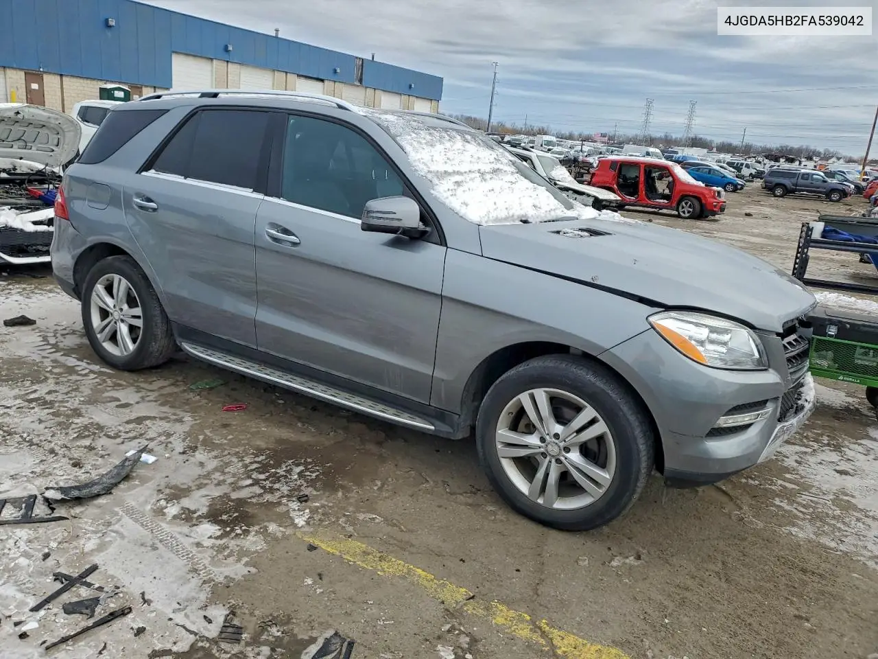 4JGDA5HB2FA539042 2015 Mercedes-Benz Ml 350 4Matic
