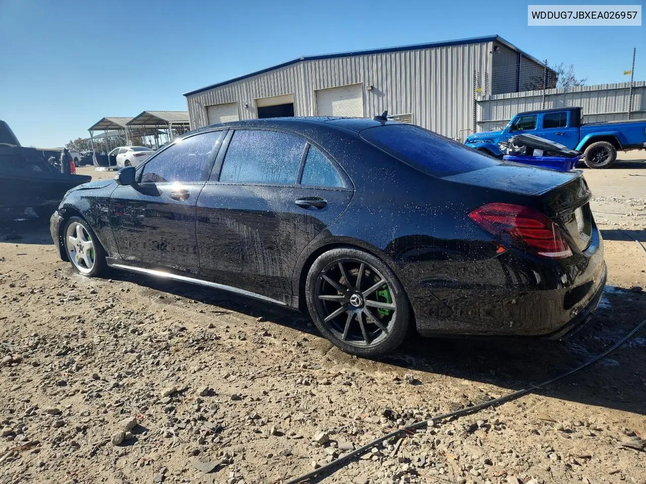 WDDUG7JBXEA026957 2014 Mercedes-Benz S 63 Amg