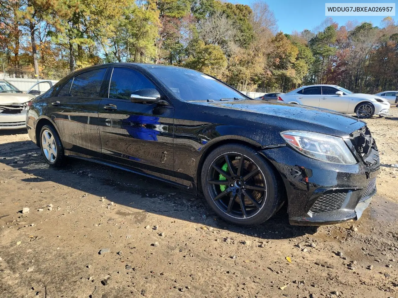 WDDUG7JBXEA026957 2014 Mercedes-Benz S 63 Amg