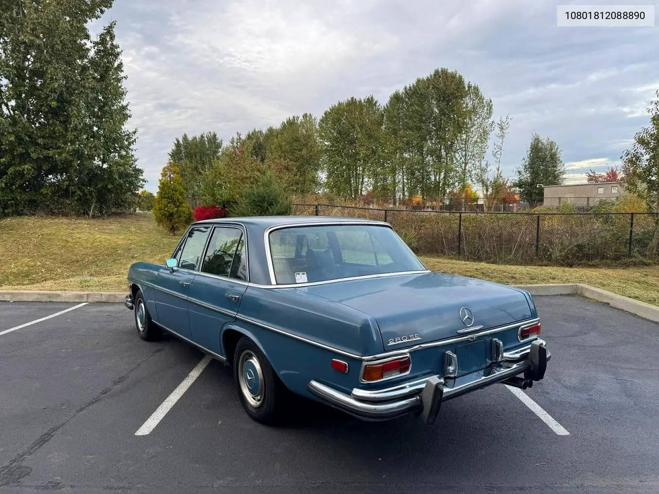 10801812088890 1972 Mercedes Benz 280 Se