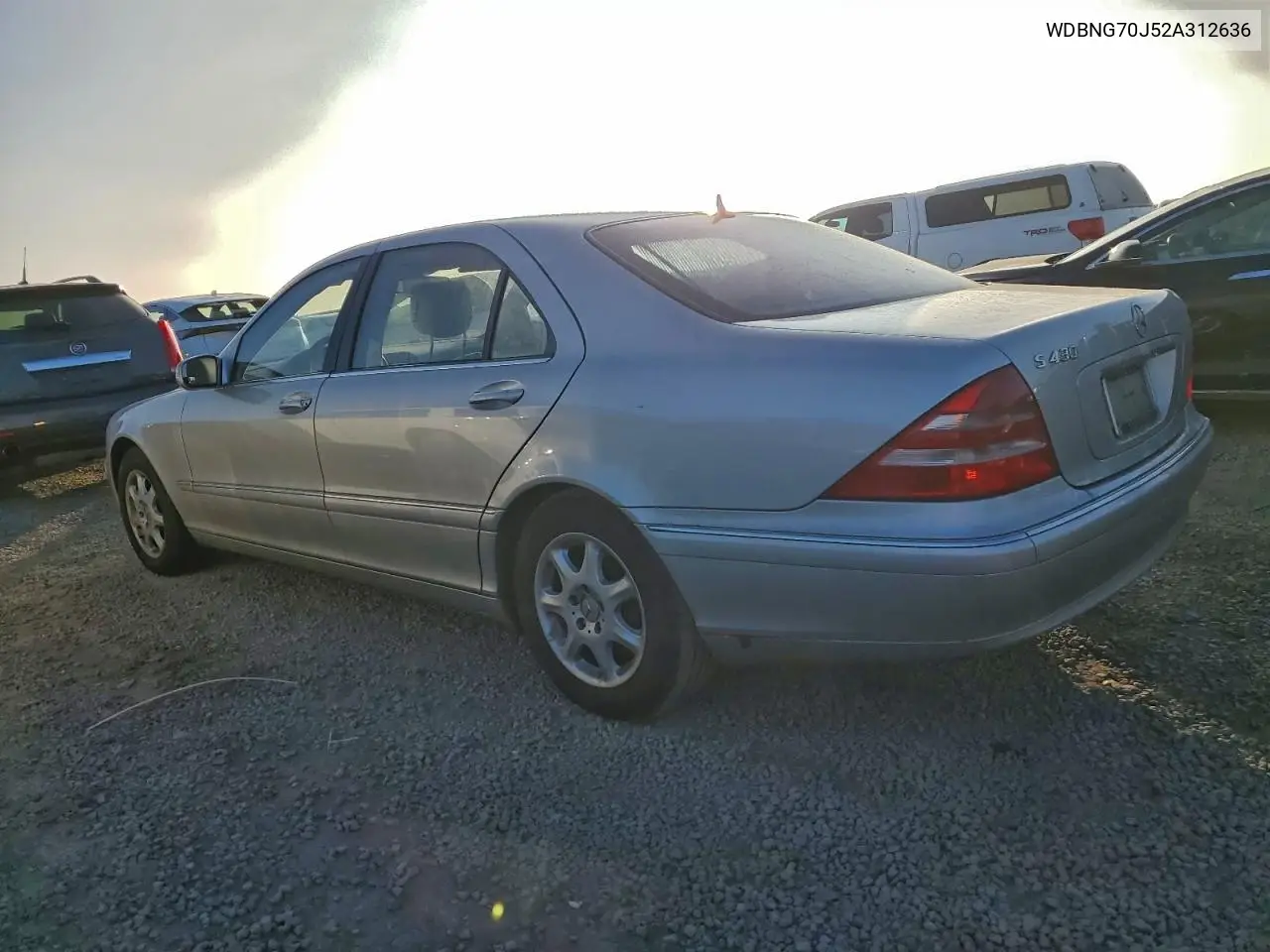 WDBNG70J52A312636 2002 Mercedes-Benz S 430