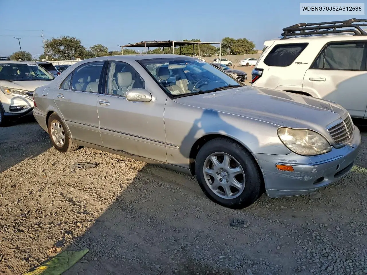 WDBNG70J52A312636 2002 Mercedes-Benz S 430