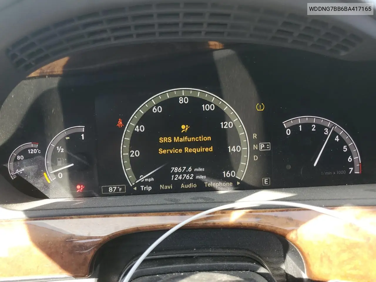 WDDNG7BB6BA417165 2011 Mercedes-Benz S 550