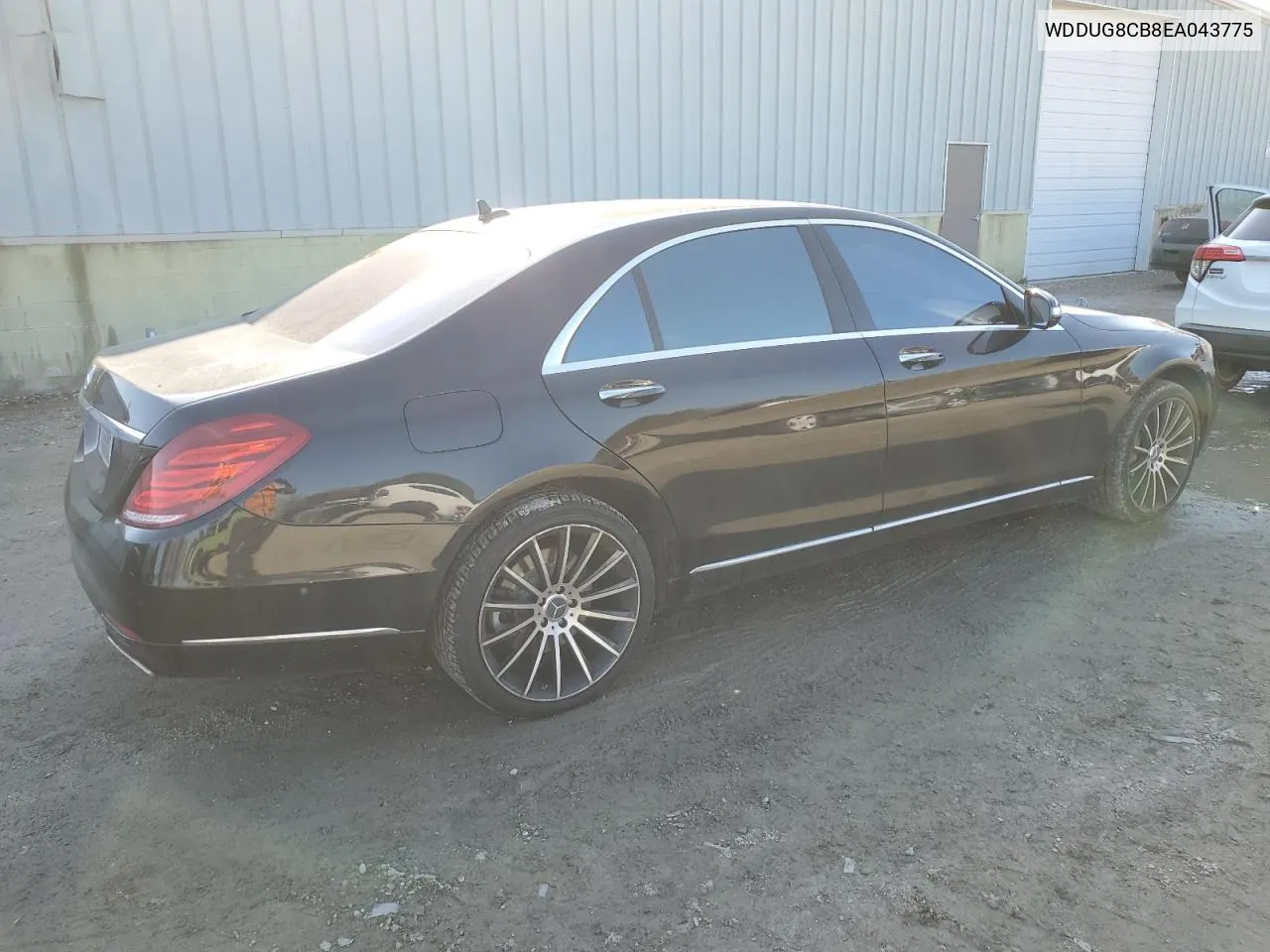 2014 Mercedes-Benz S 550 VIN: WDDUG8CB8EA043775 Lot: 42210425