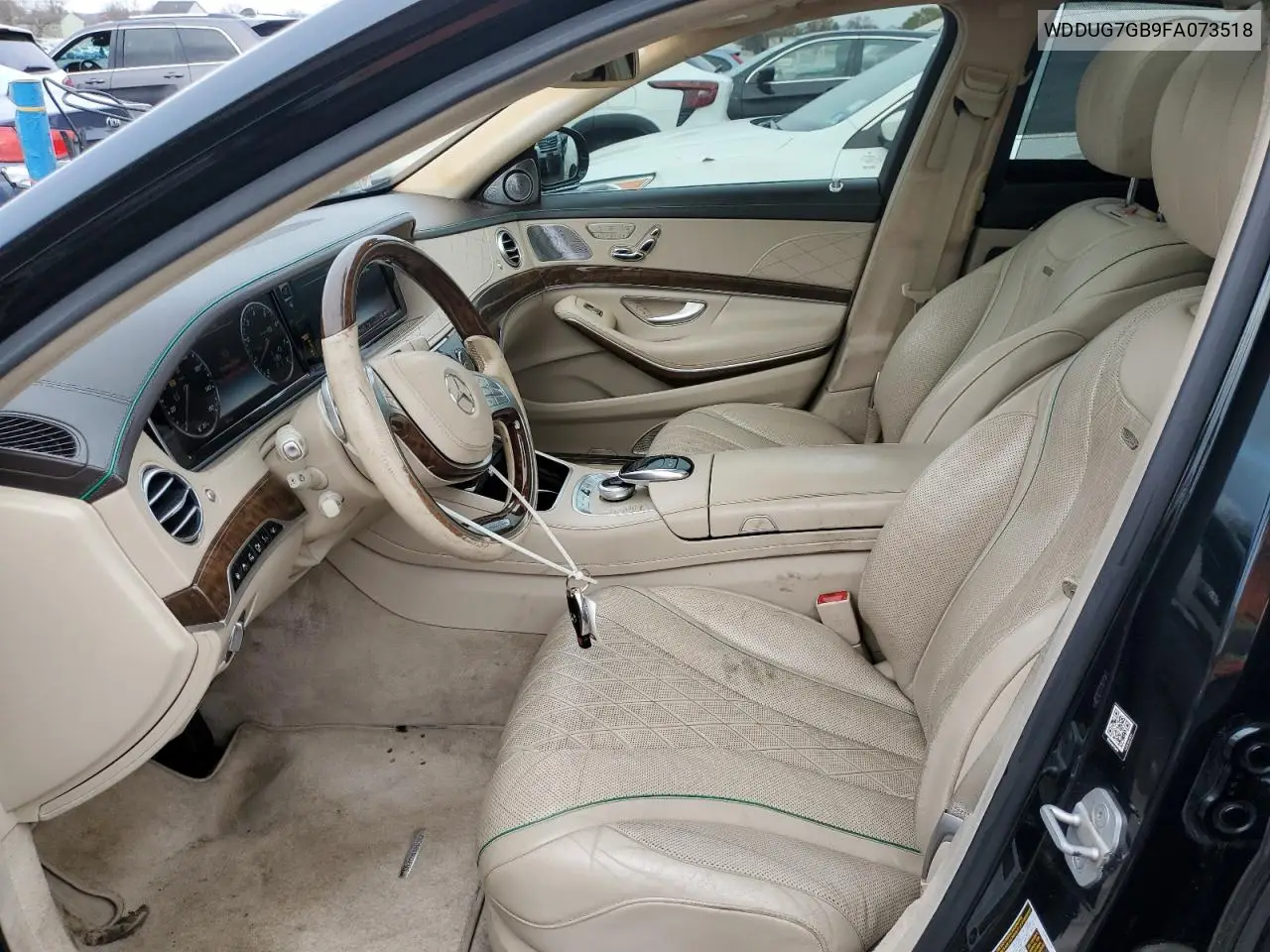 WDDUG7GB9FA073518 2015 Mercedes-Benz S S600