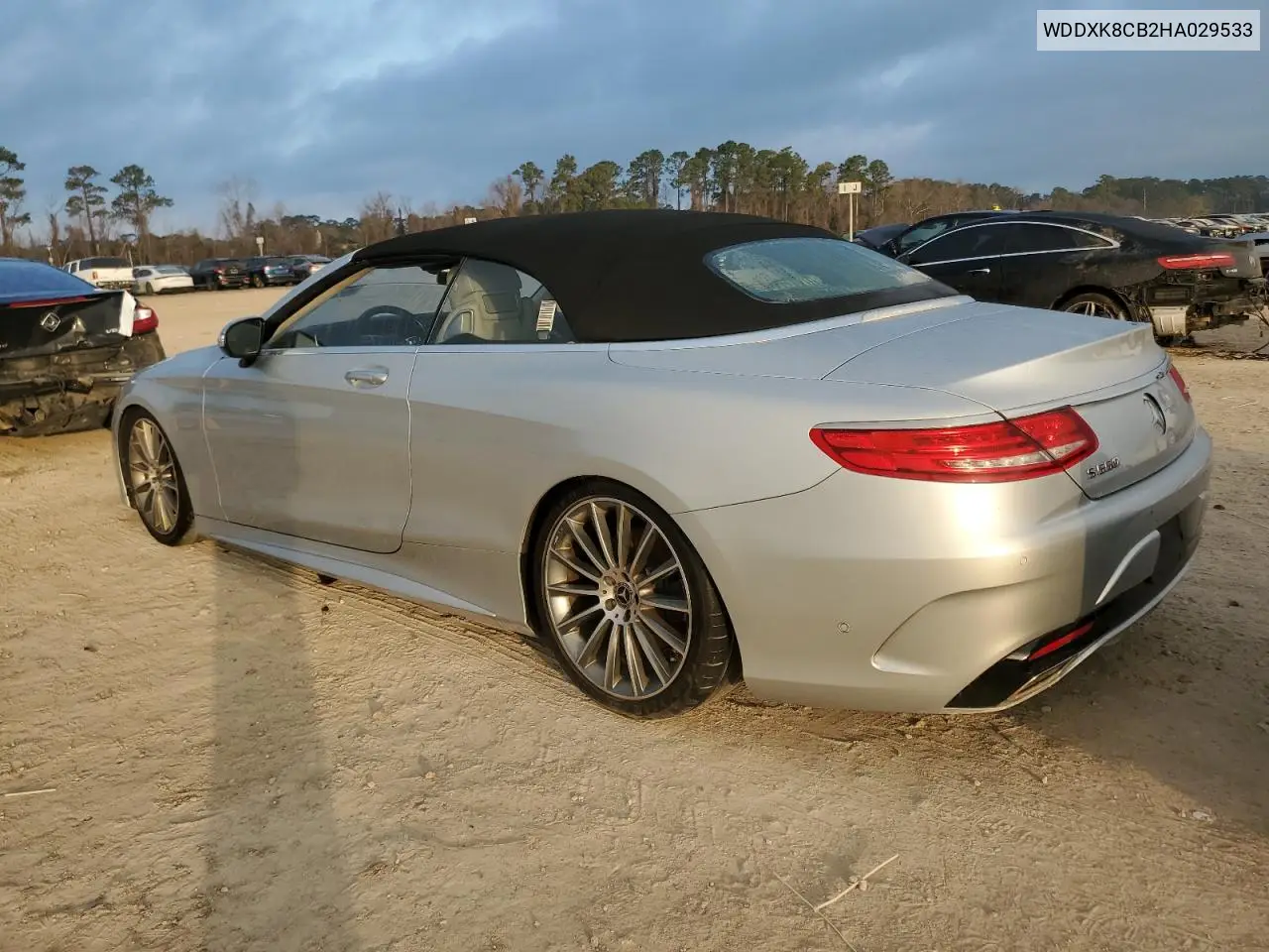 2017 Mercedes-Benz S 550 VIN: WDDXK8CB2HA029533 Lot: 43313915