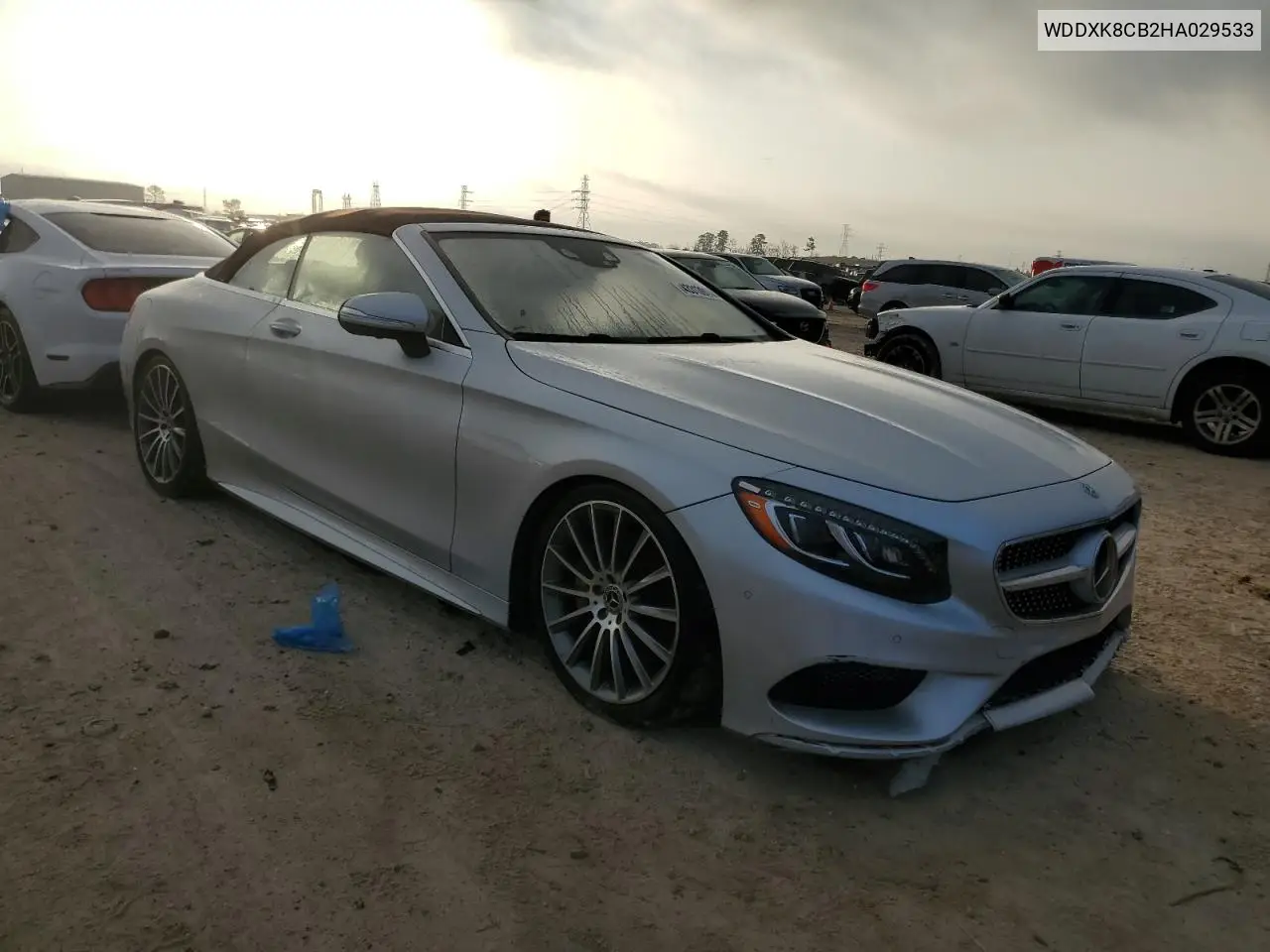2017 Mercedes-Benz S 550 VIN: WDDXK8CB2HA029533 Lot: 43313915