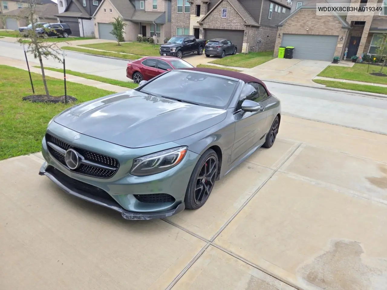 WDDXK8CB3HA019349 2017 Mercedes-Benz S 550