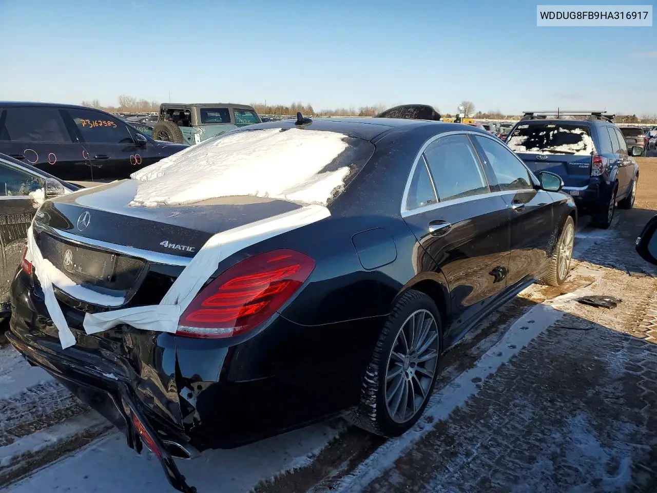 WDDUG8FB9HA316917 2017 Mercedes-Benz S 550 4Matic