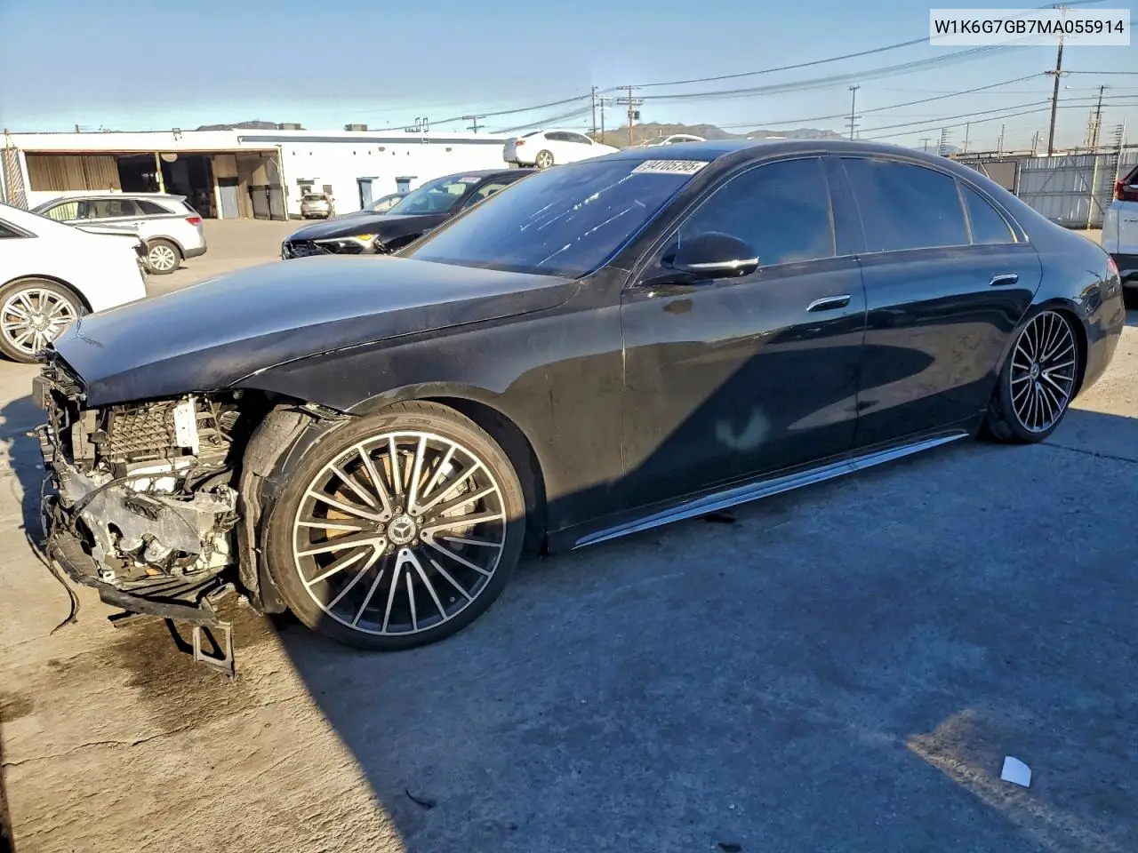 W1K6G7GB7MA055914 2021 Mercedes-Benz S 580 4Matic