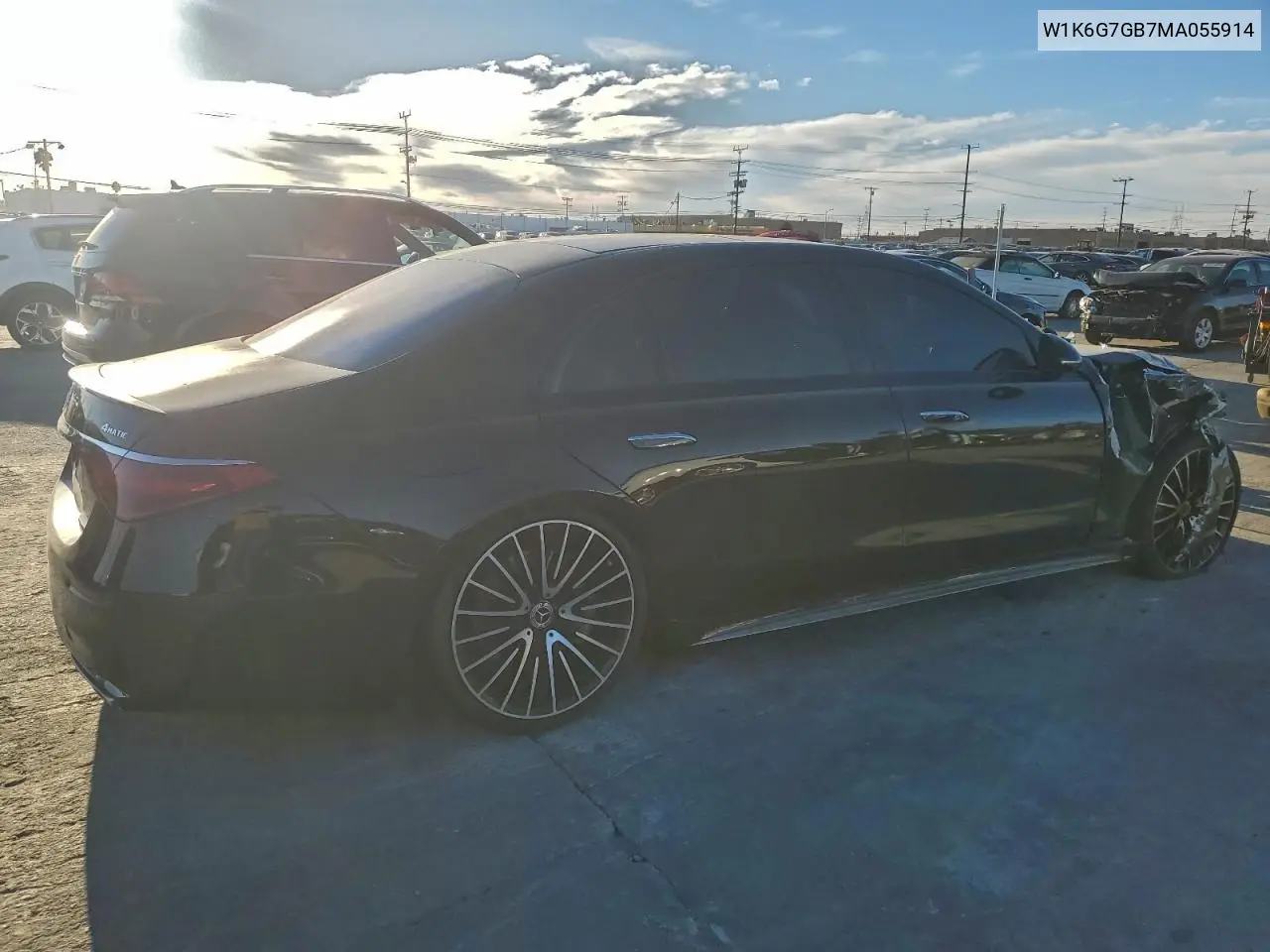 W1K6G7GB7MA055914 2021 Mercedes-Benz S 580 4Matic