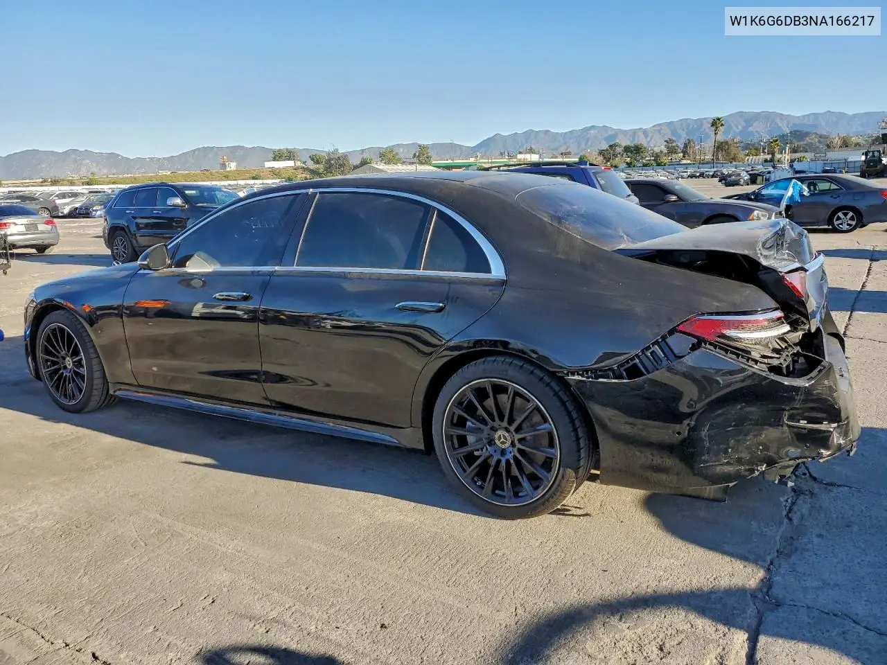 W1K6G6DB3NA166217 2022 Mercedes-Benz S 500 4Matic