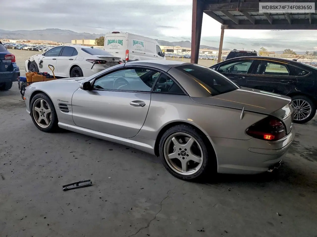 WDBSK74F74F083650 2004 Mercedes-Benz Sl 55 Amg