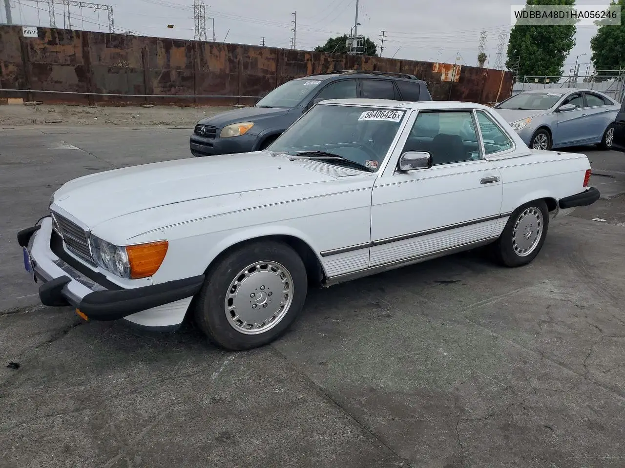 1987 Mercedes-Benz 560 Sl VIN: WDBBA48D1HA056246 Lot: 56406426