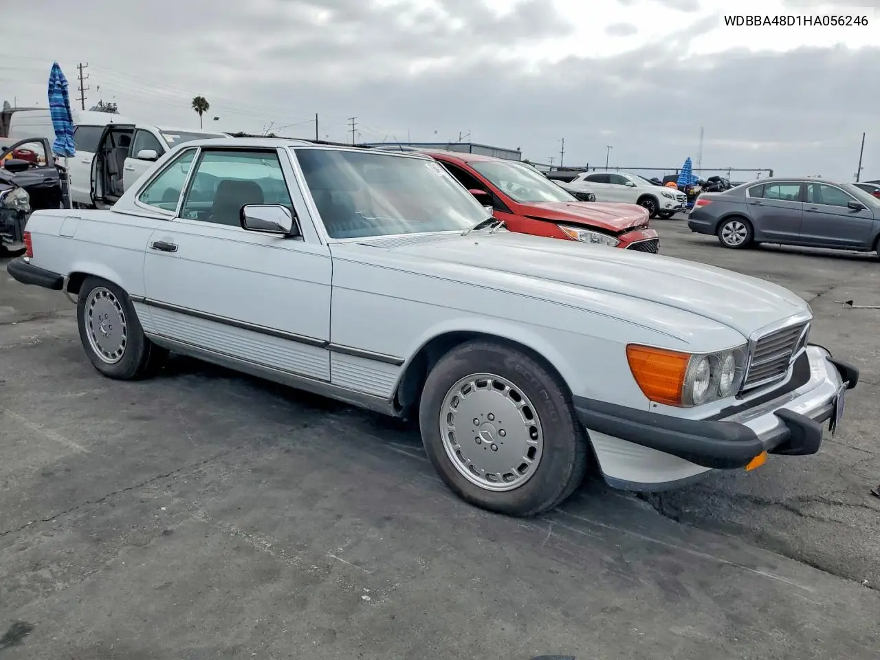 1987 Mercedes-Benz 560 Sl VIN: WDBBA48D1HA056246 Lot: 56406426