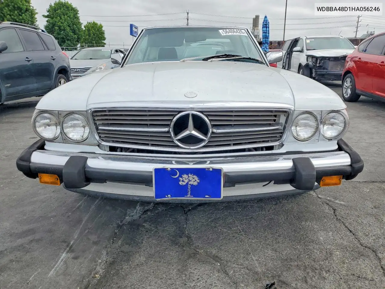 1987 Mercedes-Benz 560 Sl VIN: WDBBA48D1HA056246 Lot: 56406426