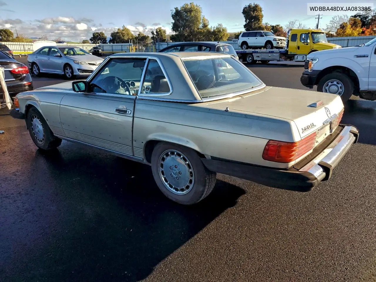 WDBBA48DXJA083385 1988 Mercedes-Benz 560 Sl