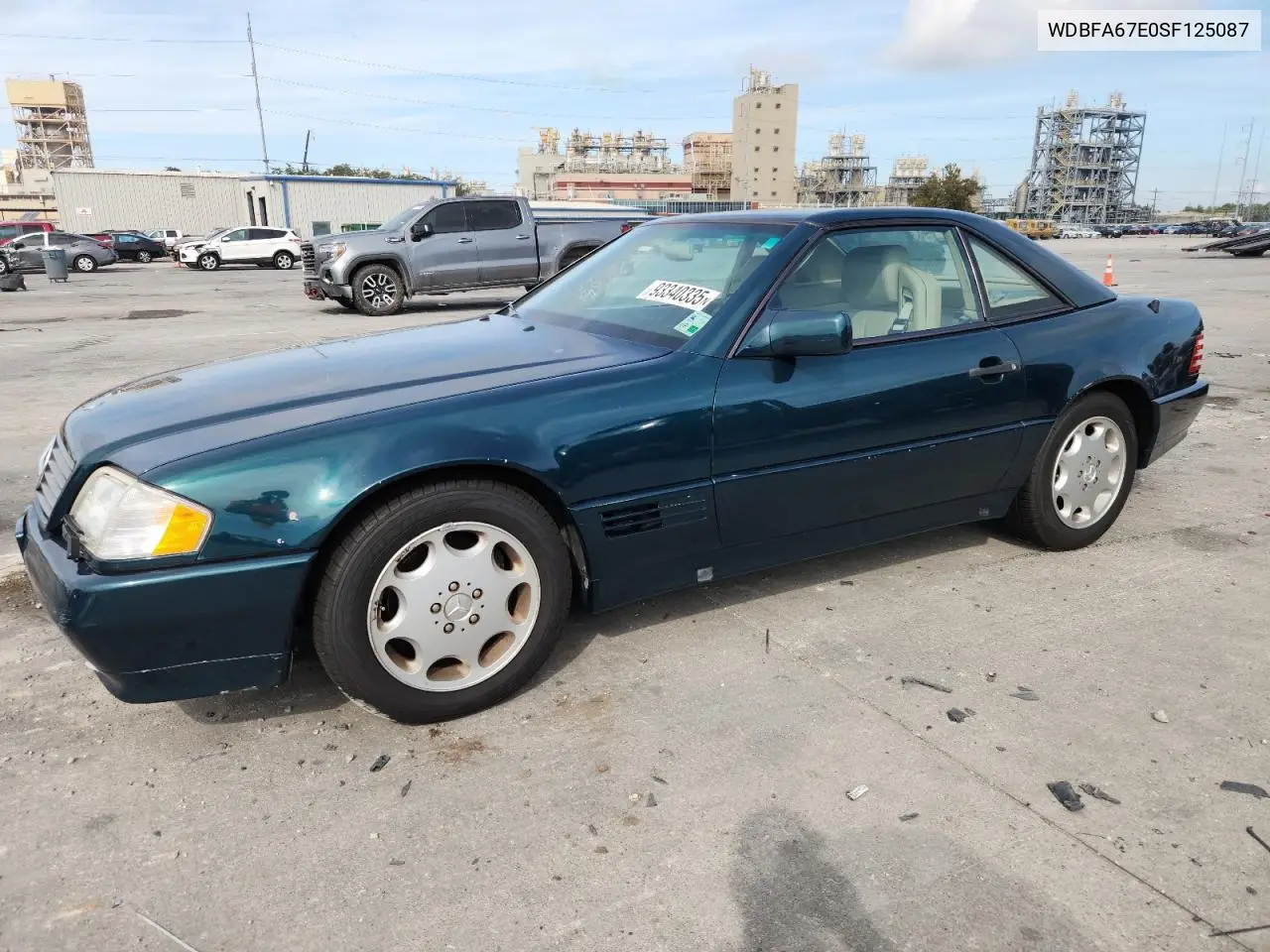 WDBFA67E0SF125087 1995 Mercedes-Benz Sl 500