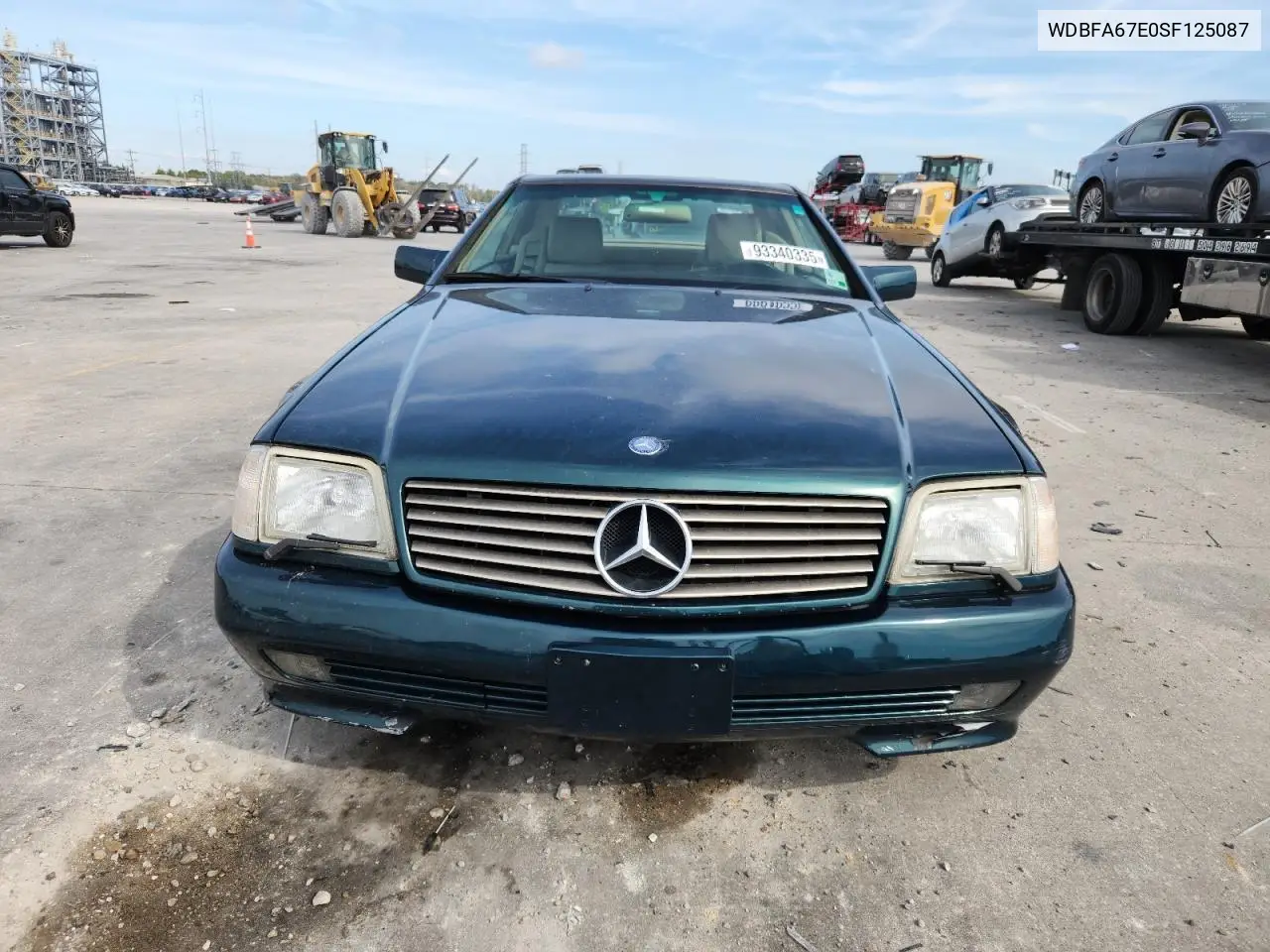 WDBFA67E0SF125087 1995 Mercedes-Benz Sl 500