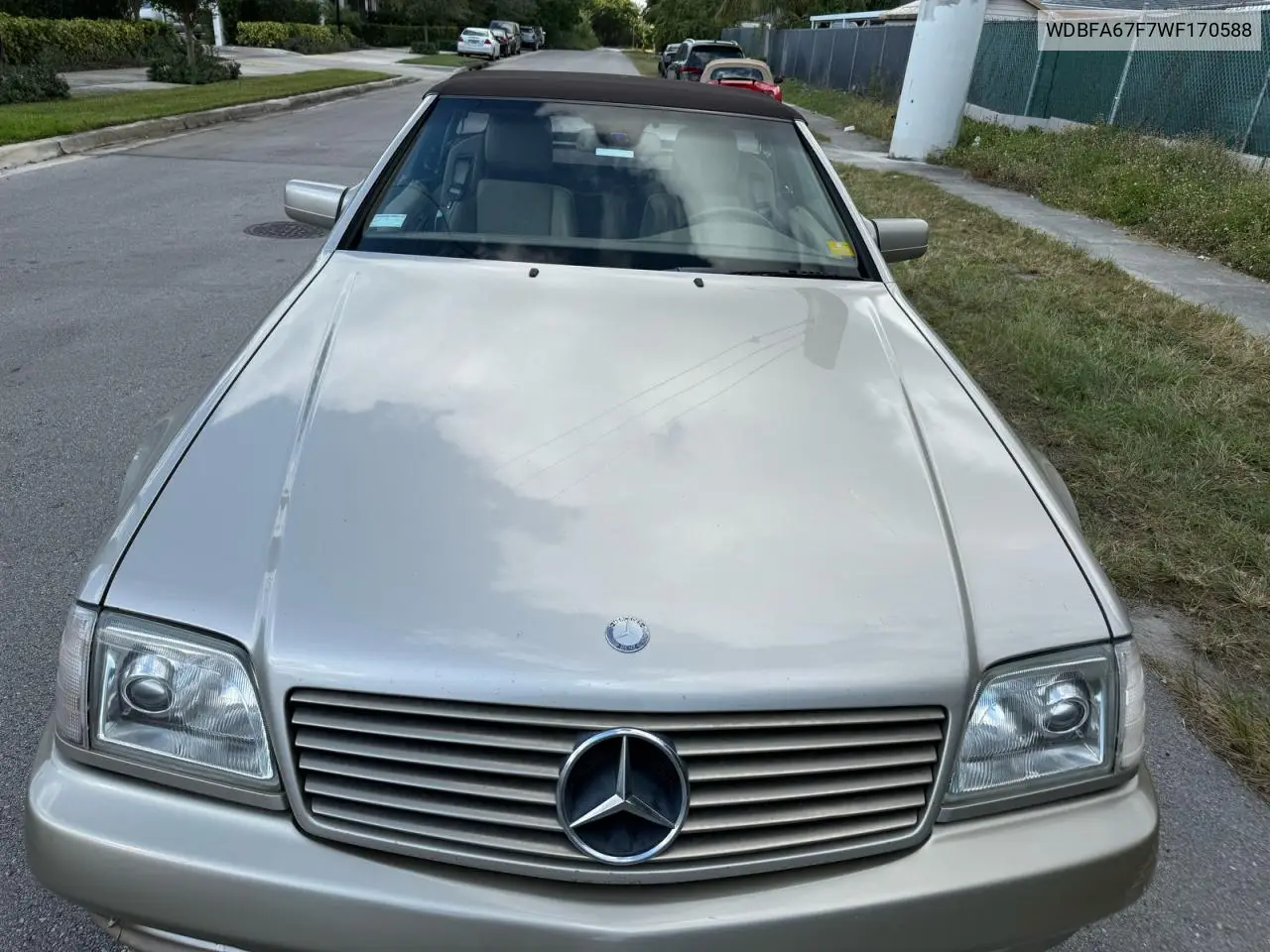 WDBFA67F7WF170588 1998 Mercedes-Benz Sl 500
