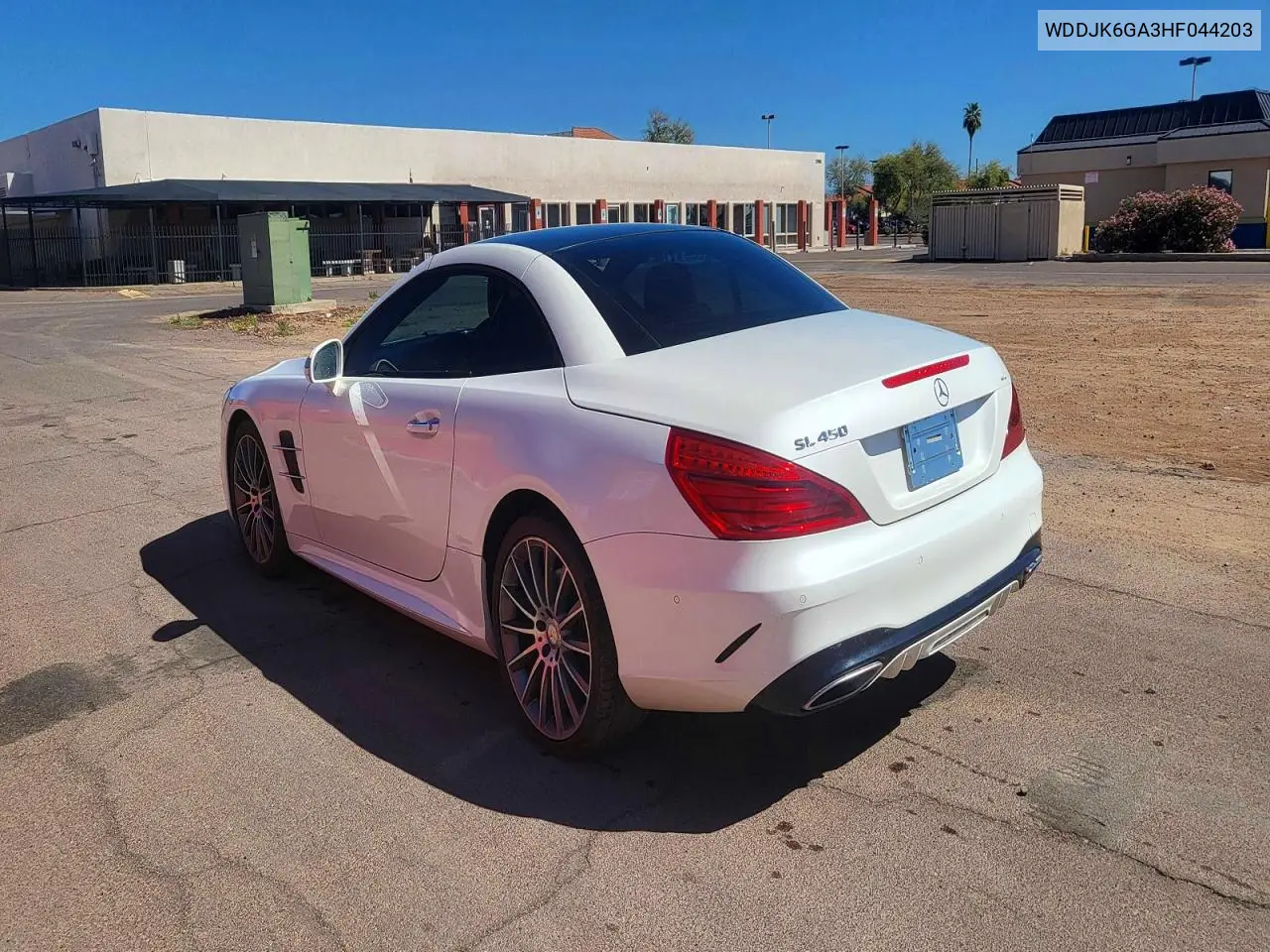 WDDJK6GA3HF044203 2017 Mercedes-Benz Sl 450