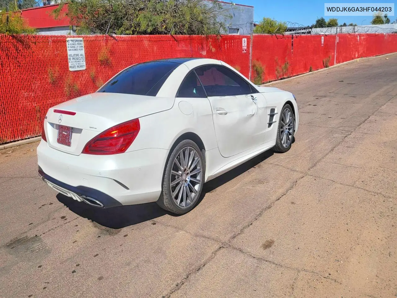 WDDJK6GA3HF044203 2017 Mercedes-Benz Sl 450