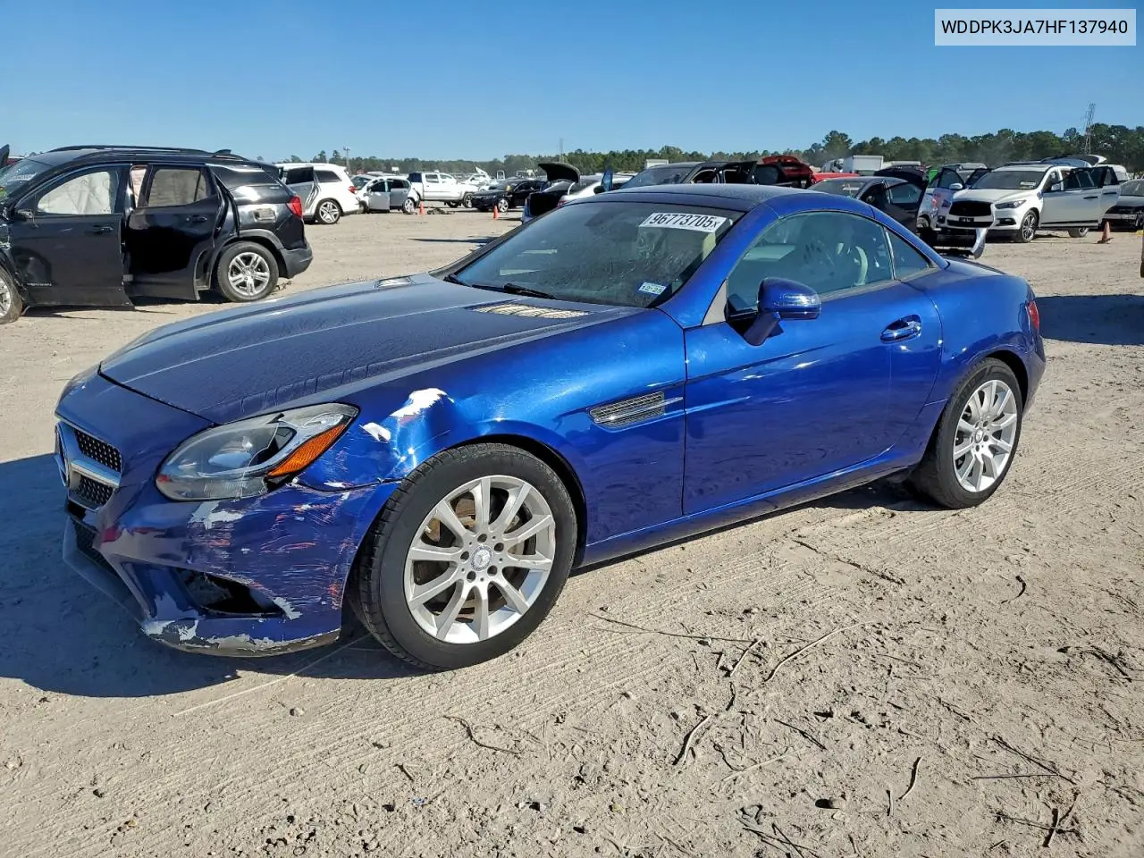 WDDPK3JA7HF137940 2017 Mercedes-Benz Slc 300