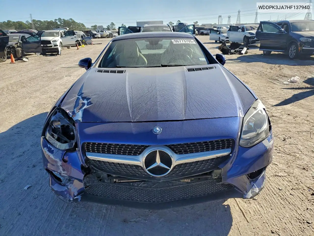 WDDPK3JA7HF137940 2017 Mercedes-Benz Slc 300