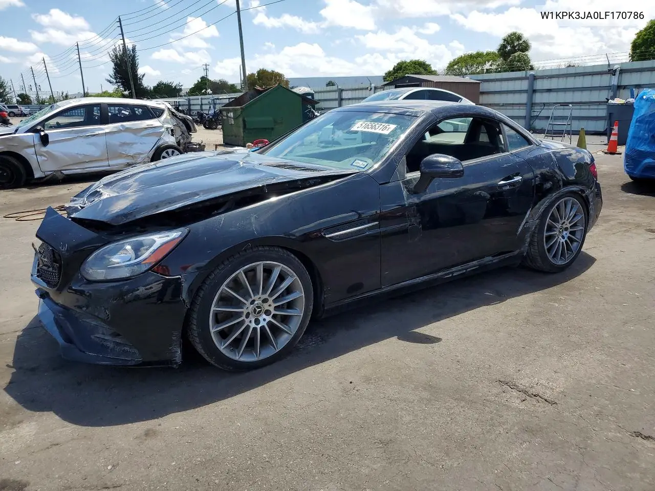W1KPK3JA0LF170786 2020 Mercedes-Benz Slc 300
