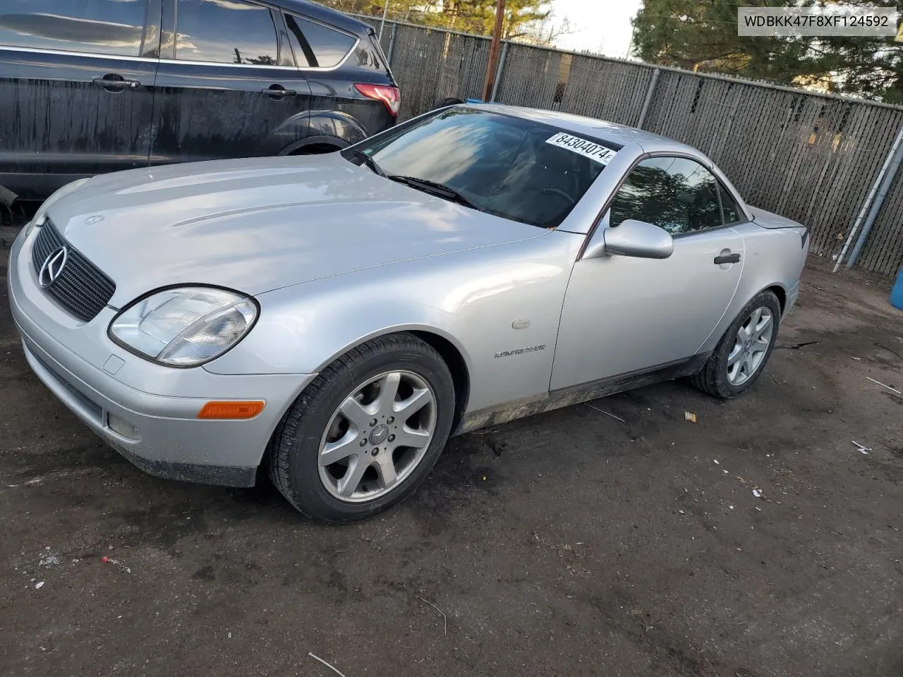1999 Mercedes-Benz Slk 230 Kompressor VIN: WDBKK47F8XF124592 Lot: 84304074