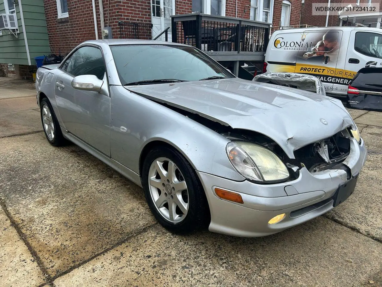WDBKK49F31F234132 2001 Mercedes-Benz Slk 230 Kompressor
