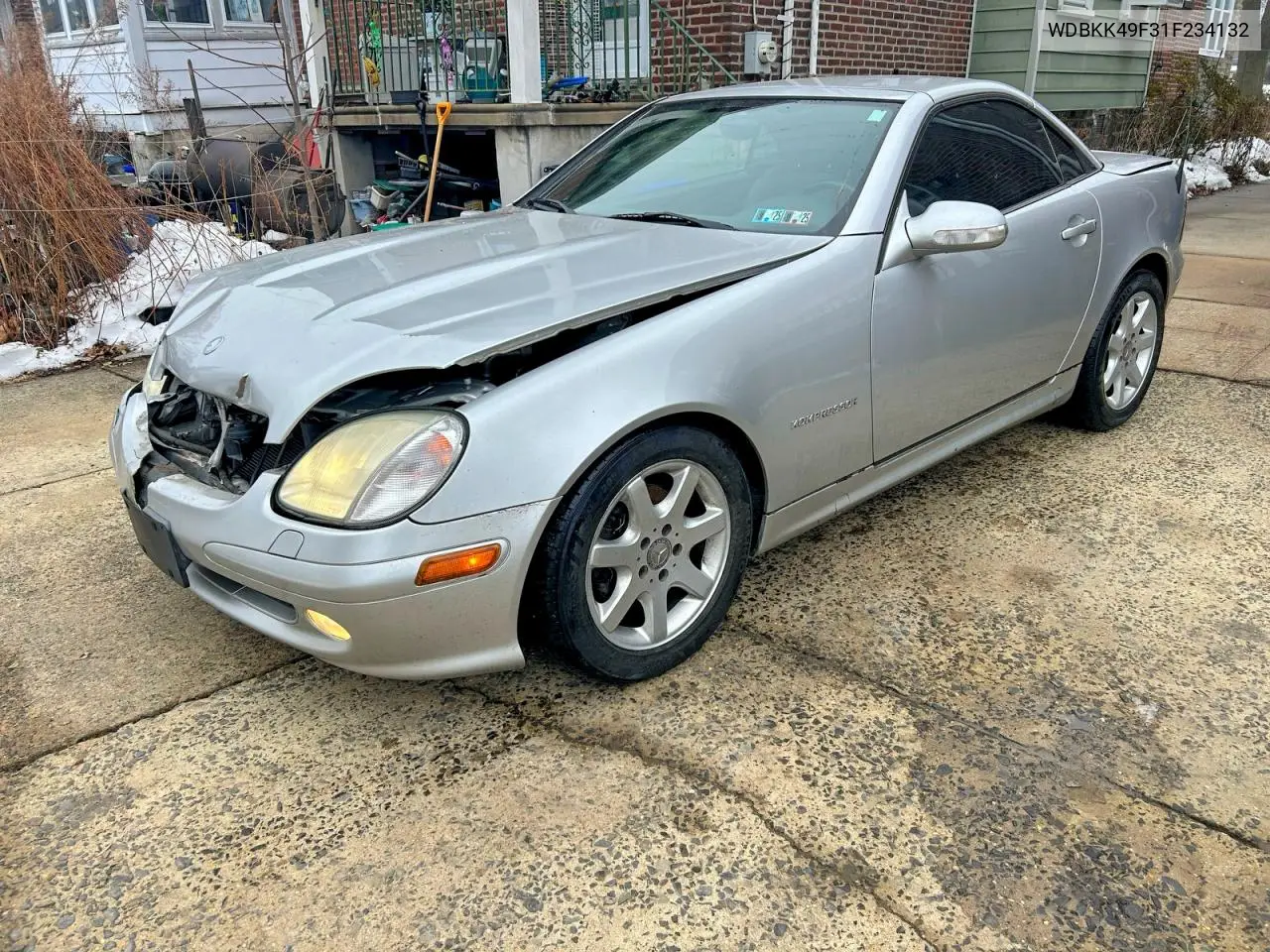WDBKK49F31F234132 2001 Mercedes-Benz Slk 230 Kompressor