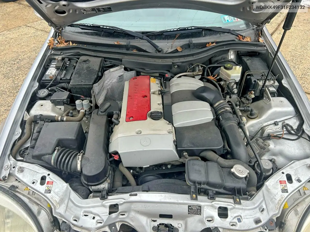 WDBKK49F31F234132 2001 Mercedes-Benz Slk 230 Kompressor