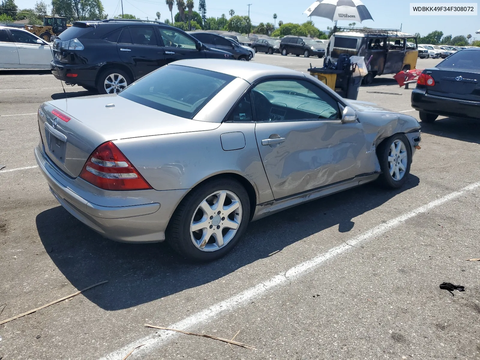 WDBKK49F34F308072 2004 Mercedes-Benz Slk 230 Kompressor