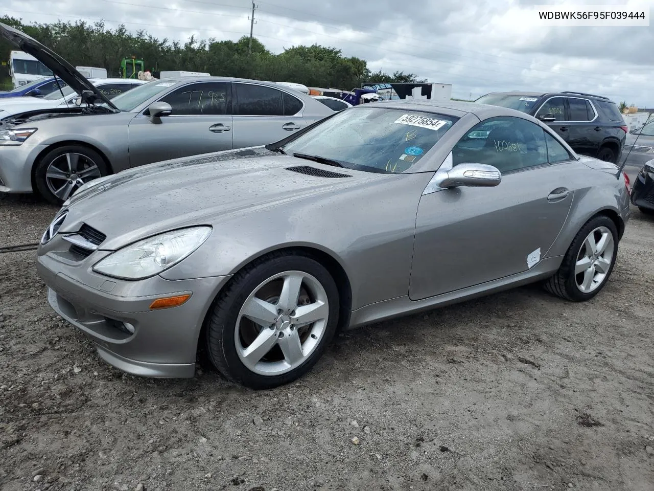 2005 Mercedes-Benz Slk 350 VIN: WDBWK56F95F039444 Lot: 59275854