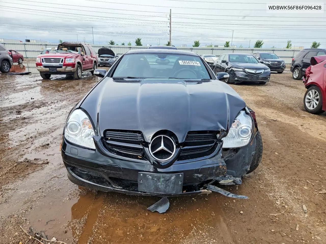 2006 Mercedes-Benz Slk 350 VIN: WDBWK56F86F096428 Lot: 56547516